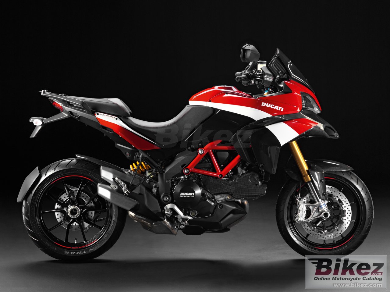 Big Ducati multistrada 1200 s pikes peak picture and wallpaper from Bikez.com